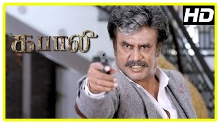 Kabali Tamil Movie | Action Scenes | Rajinikanth | Kishore | Dinesh | Dhansika | Winston Chao