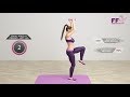 HIIT for Beginners - Safe for Knees, No Jumping (Female Fit Body)