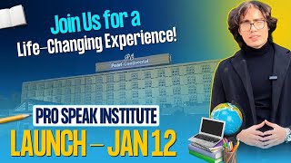 Pakistan's First Pro Speak Institute - Join Us for a Life-Changing Experience!