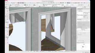 Archicad25 GDL Türe mit Profilmanager mit Blatt