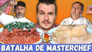 BATALHA DE MASTERCHEF / LASANHA DO JACQUIN vs FOGAÇA - Vale a pena?