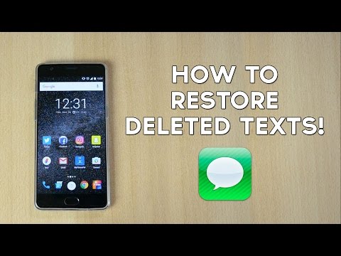 How to Restore Deleted Text Messages - SMS! How to Restore Deleted Text Messages - SMS!