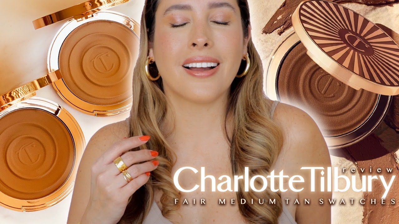 CHARLOTTE TILBURY BEAUTIFUL SKIN SUN KISSED GLOW BRONZERS Shades FAIR ...