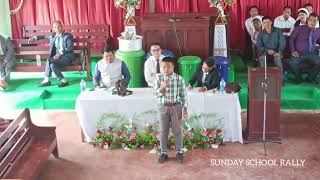 Lungrang South Local Junior Department Solo Sunday School Rally 2024