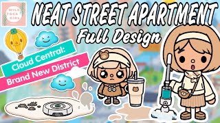 NEAT STREET APARTMENT🧸 FULL DESIGN 🤎 NEW DISTRICT! 😱👏 TOCA LIFE WORLD 🌍