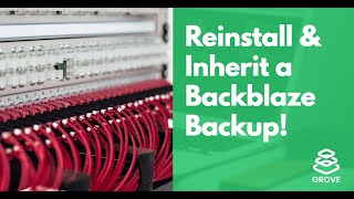 Reinstall & Inherit Backup - Backblaze