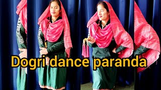 Dogri dance performance# paranda dogri song # new dogri dance performance by simran prajapati# 🥰❤