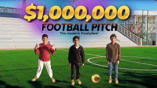 The $1,000,000 Football Pitch (Full Tour \u0026 Reveal)🤩