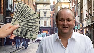 Mike Ashley walked past me on the day of the takeover in Soho!