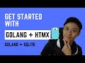 #8 Integrate SQLite with Golang + HTMX [Get Started With Golang Echo + HTMX]