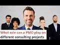 What role can a PMO play on different consulting projects?