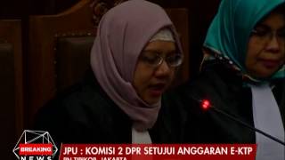 JPU Bacakan Dakwaan Korupsi E-KTP - iNews Breaking News 09/03