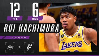 Rui Hachimura drops 12 PTS, 6 REB in Los Angeles Lakers debut 🙌