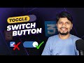 Create a Toggle Switch Button with HTML & CSS (No JS Needed!) | Checkbox UI | Learn with CodeWise