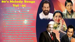 80's Unknown Melody Songs Volume 1 with Kishor Kumar Lata Mangeshkar Shailendra Singh Mohammed Rafi