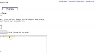 Logic 2 (loneSum) Java Tutorial || Codingbat.com