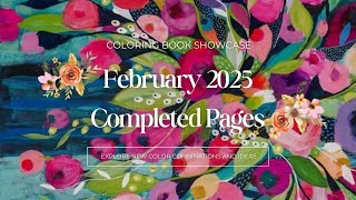 Everything I've Colored in February 2025 💖