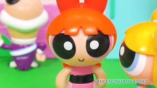 PowerPuff Girls' MoJo JoJo makes a Buttercup Copy in Action Toy Parody