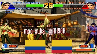 King of Fighters 98 (FT10) - mao-suba (CO) vs AK98K (CO) - 2021-06-08