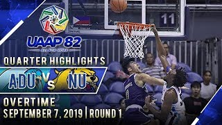 AdU vs. NU  - September 7, 2019  | Overtime Highlights | UAAP 82 MB