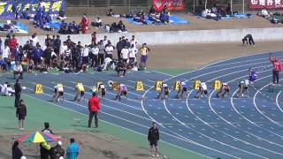 20140316 広島県中学陸上記録会（東広島） 男子100m