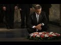 President Obama visits holocaust memorial