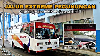 JALUR BUS MENDAKI GUNUNG‼️Butuh Skill Dewa!! Trip Bagong Malang Jombang