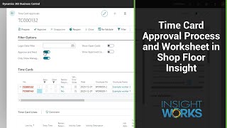 Time Card Approval Process and Worksheet
