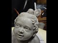 bronze casting and clay modelling of pratakam krishna by vineesh vijayan sree krishna series