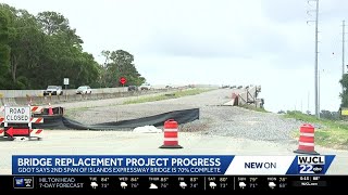 Islands Expressway Bridge Replacement Project: Second span now 70% complete, GDOT says