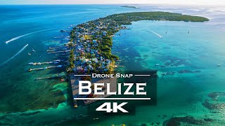 Belize 🇧🇿- by drone [4K]