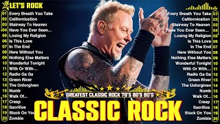 Metallica, Queen, Nirvana, Guns N Roses, Bon Jovi, ACDC 🔥 Best Classic Rock Songs 70s 80s 90s