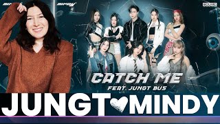 JUNGT BUS ~ CATCH ME - MINDY Feat. JUNGT BUS - Because of You, I Shine | Official MV🍂Reaction