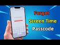 Fixed Forgot iPhone Screen Time Passcode! [Reset & Recover] - No Data Loss