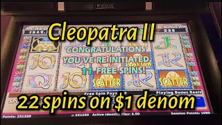 Cleopatra 2 - 2 sessions - Jackpot ! High limit slots