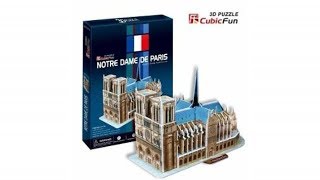 Puzzle 3D de la Catedral de Notre Dame