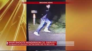 Suspected shooter of Henderson County deputy arrested