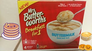 Mrs. Butterworth's Breakfast for 1 Buttermilk Pancake Mix for Microwave - What it is