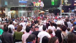 Hungarian Flash Mob on Times Square, New York 2014