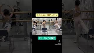 アラベスクトレーニング　初めは正面から練習しましょう！　なぜかわかるかな？　　　　　　#ballet #バレエ #ピラティス #トレーニング #アラベスク #ワガノワ