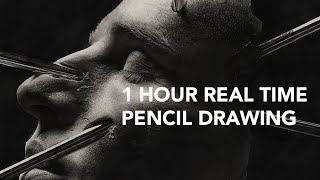 Pencil Drawing Skin Texture - 1 Hour Real Time LoFi Music