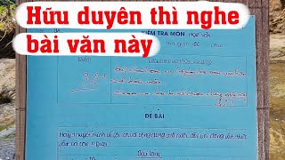 Xuất hiện bài văn của thánh nhân