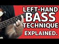 Playing Bass: The Left Hand | Jayme's Bass Academy