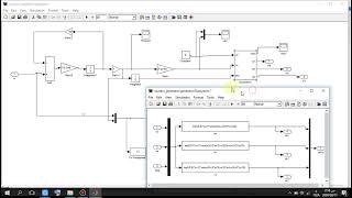 simulation turbine + generator