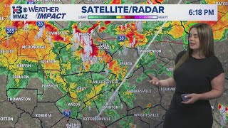 Storms fizzling out late tonight (Local Weather Update 5/25/26)