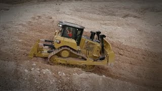 Cat® D7 Dozer Ripping in a Quarry