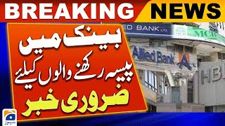 Bank account up to Rs 5 lakh safe and not above, Saleem Mandviwalla | Geo News