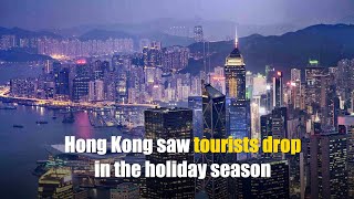Hong Kong tourist numbers drop despite holiday season