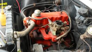 1963 Nova 4 Cylinder running!