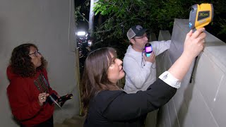 Andy and Producer Ellen Hunt for Ghosts at Her House